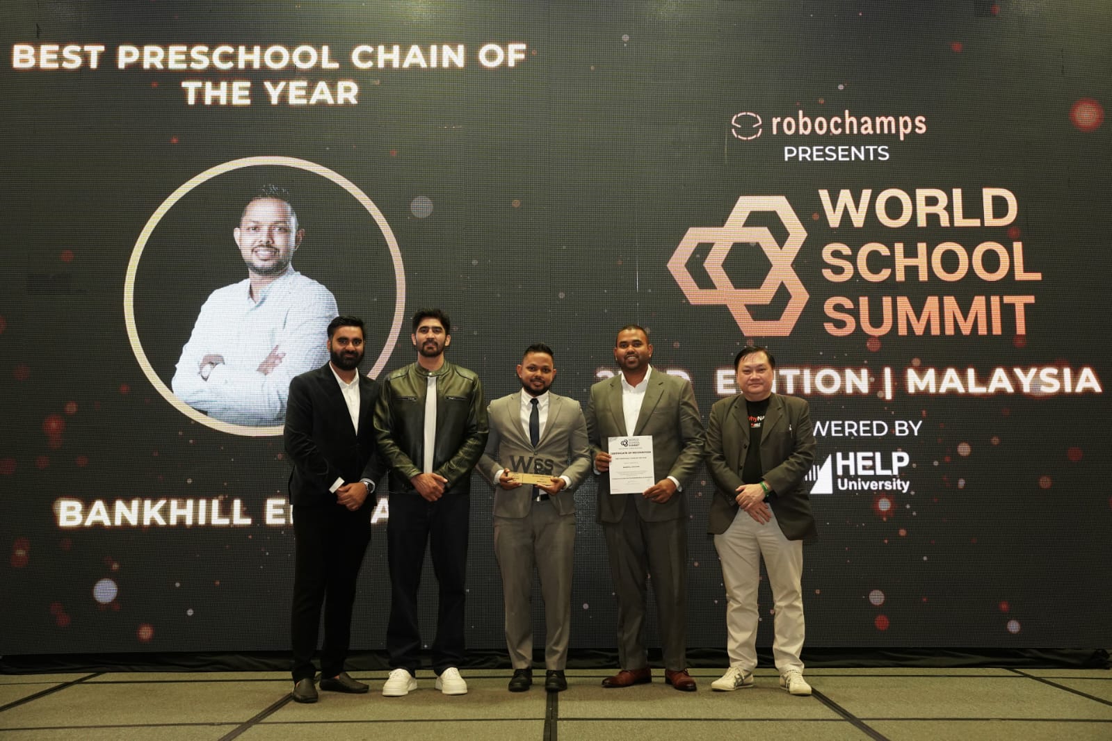 Bankhill Educare chosen as ‘Best Preschool Chain’ at World School Summit 2025