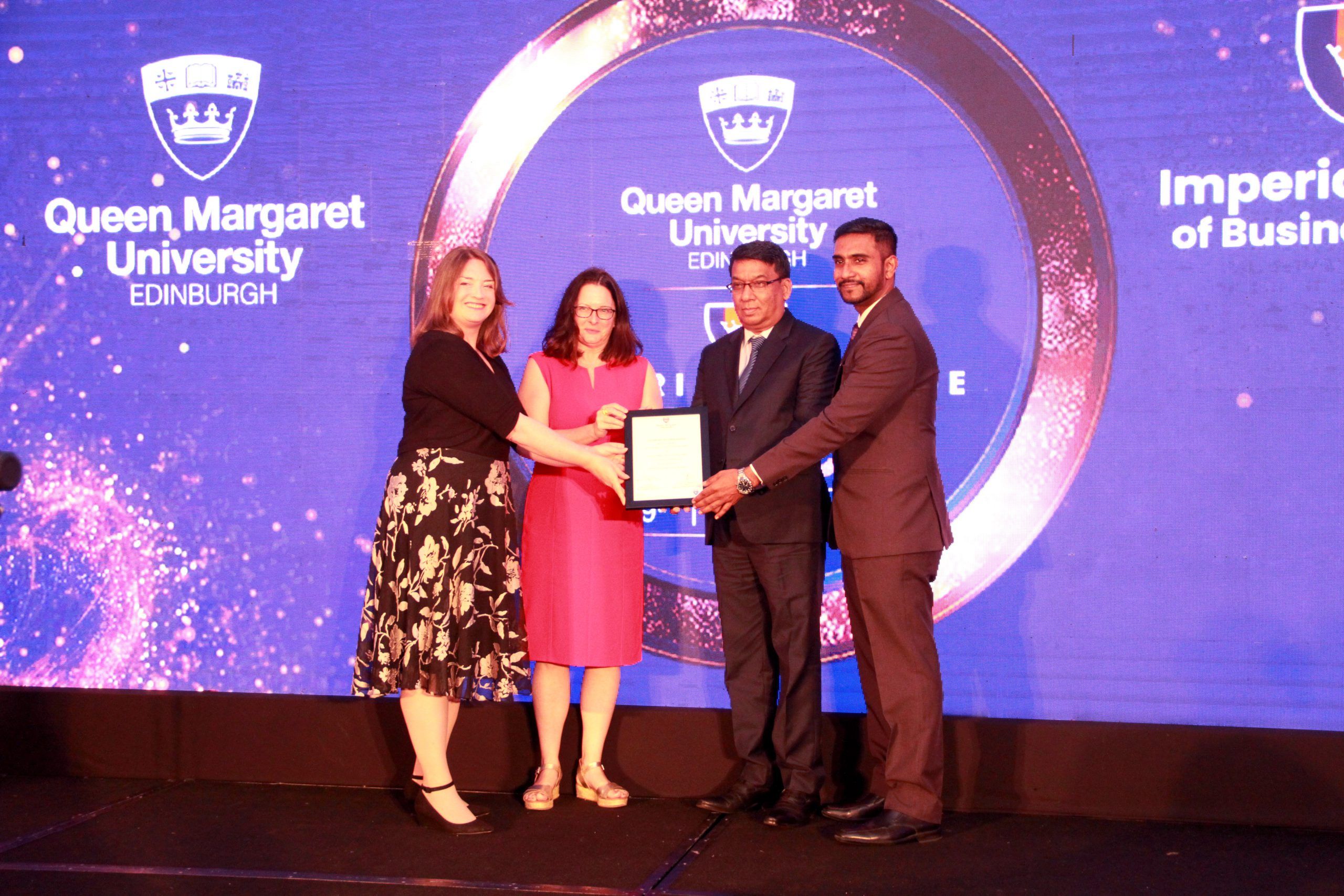 Queen Margaret University (QMU) UK and Imperial College of Business Studies (ICBS) announce an exciting Partnership
