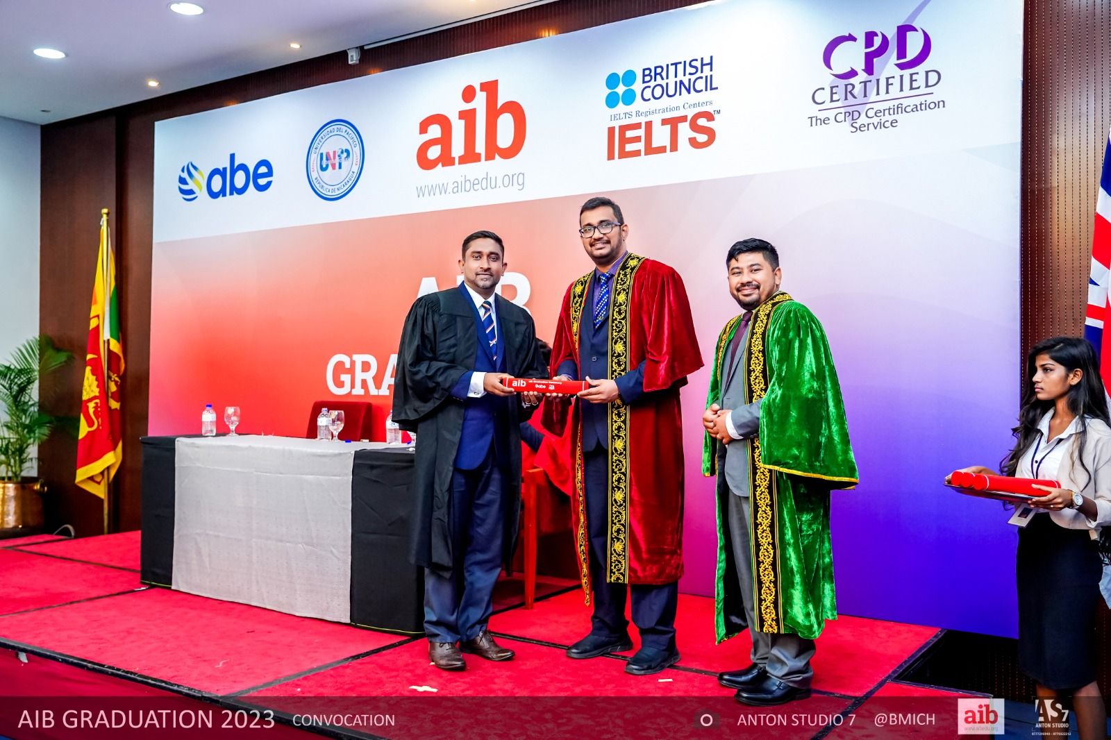 AIB hosts its second Annual graduation in 2023. Signs an MOU with University of Pacific.