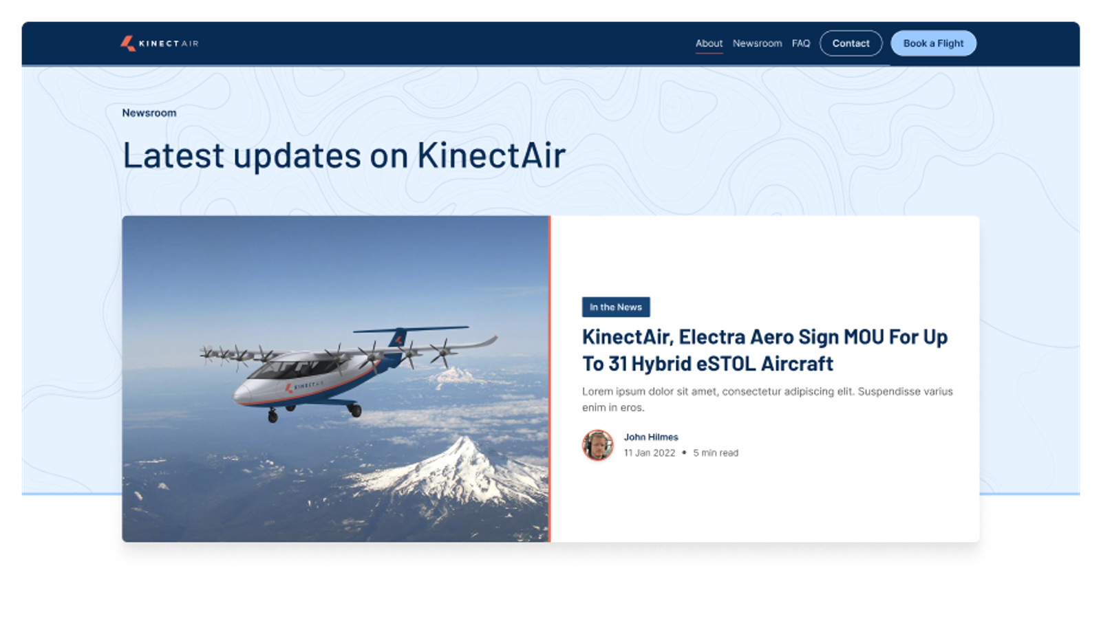 KinectAir project screenshot 2