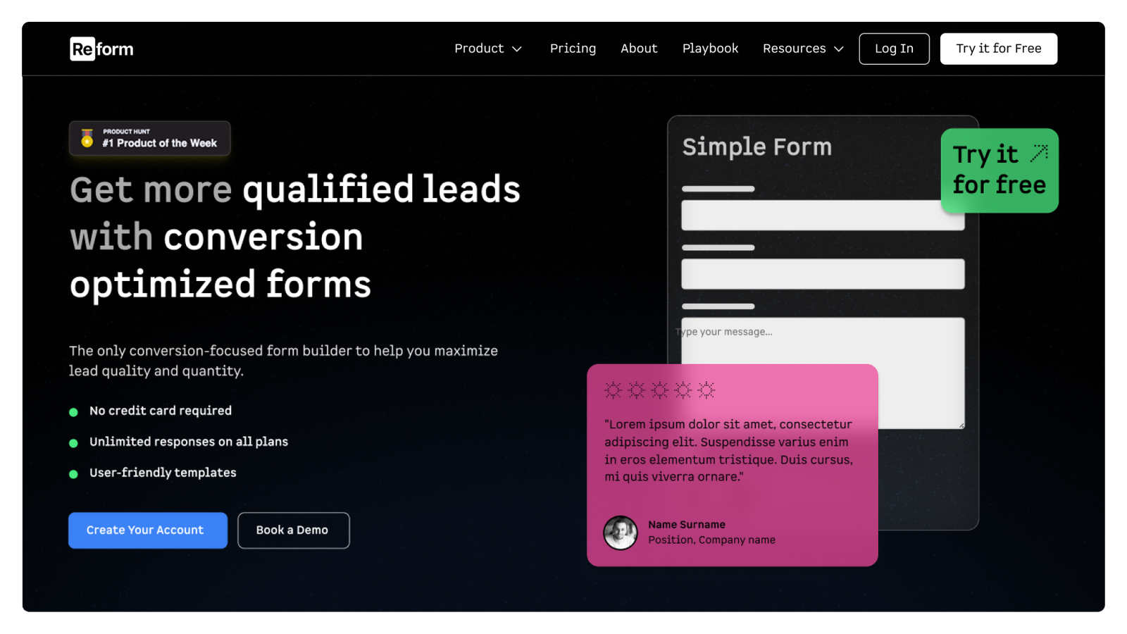 Reform project screenshot 5