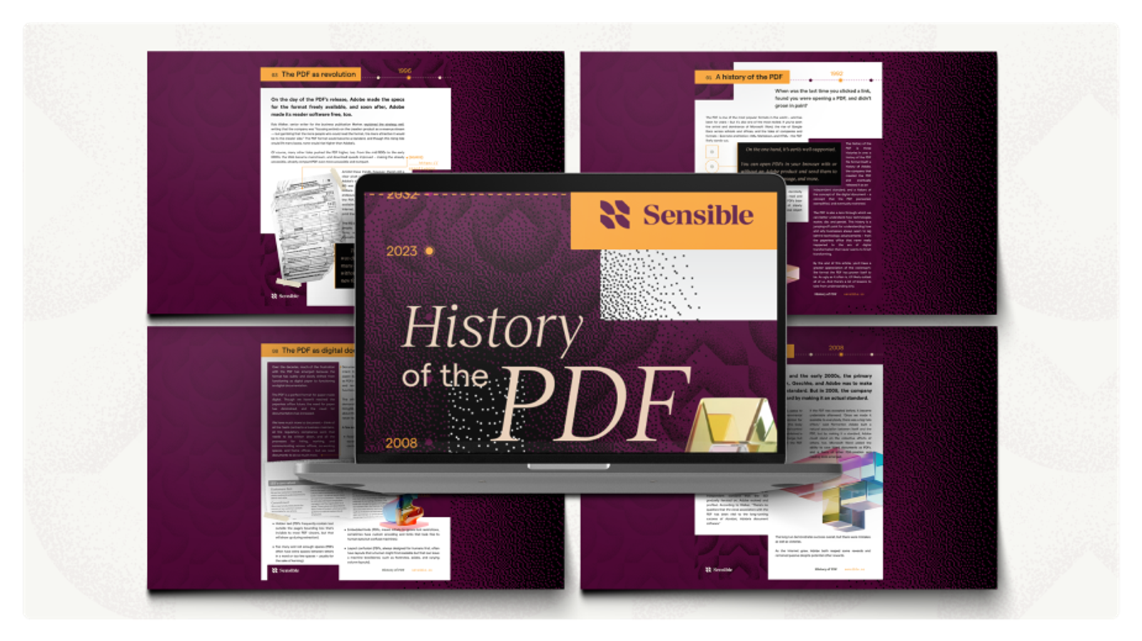 Sensible: History of the PDF project screenshot 2