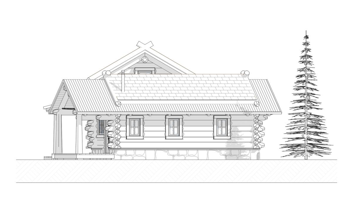 Guest Cabin Elevation