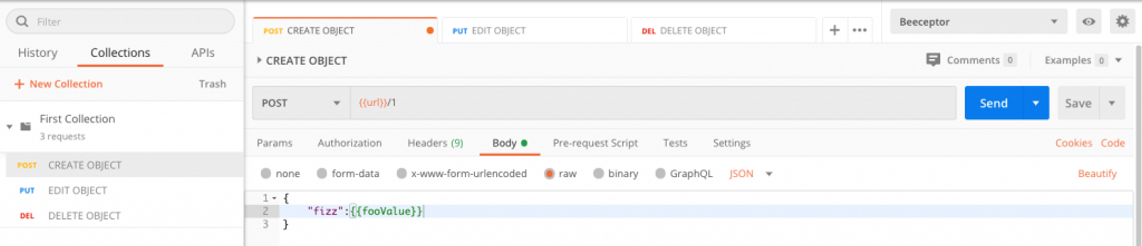Comment définir une session variable dans postman