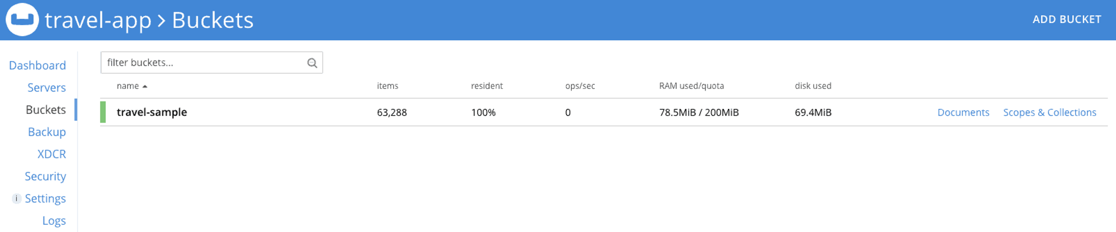 Couchbase Bucket