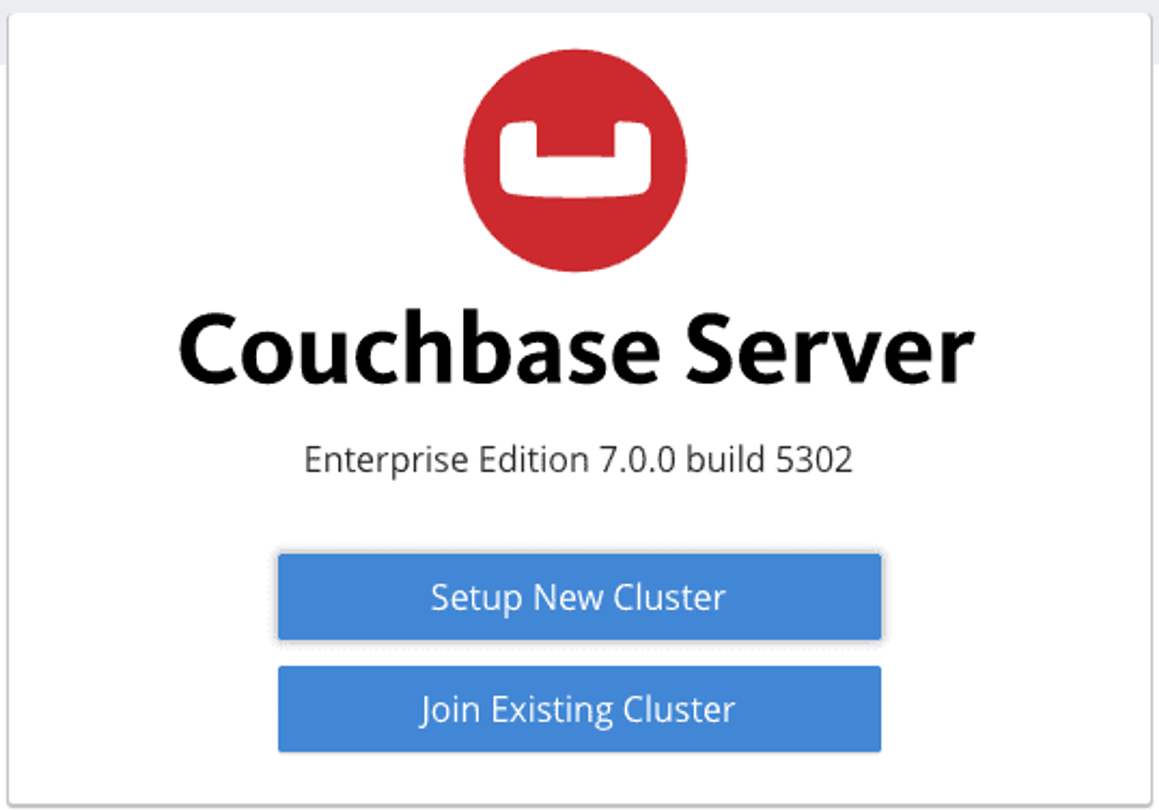 Couchbase Server Admin UI