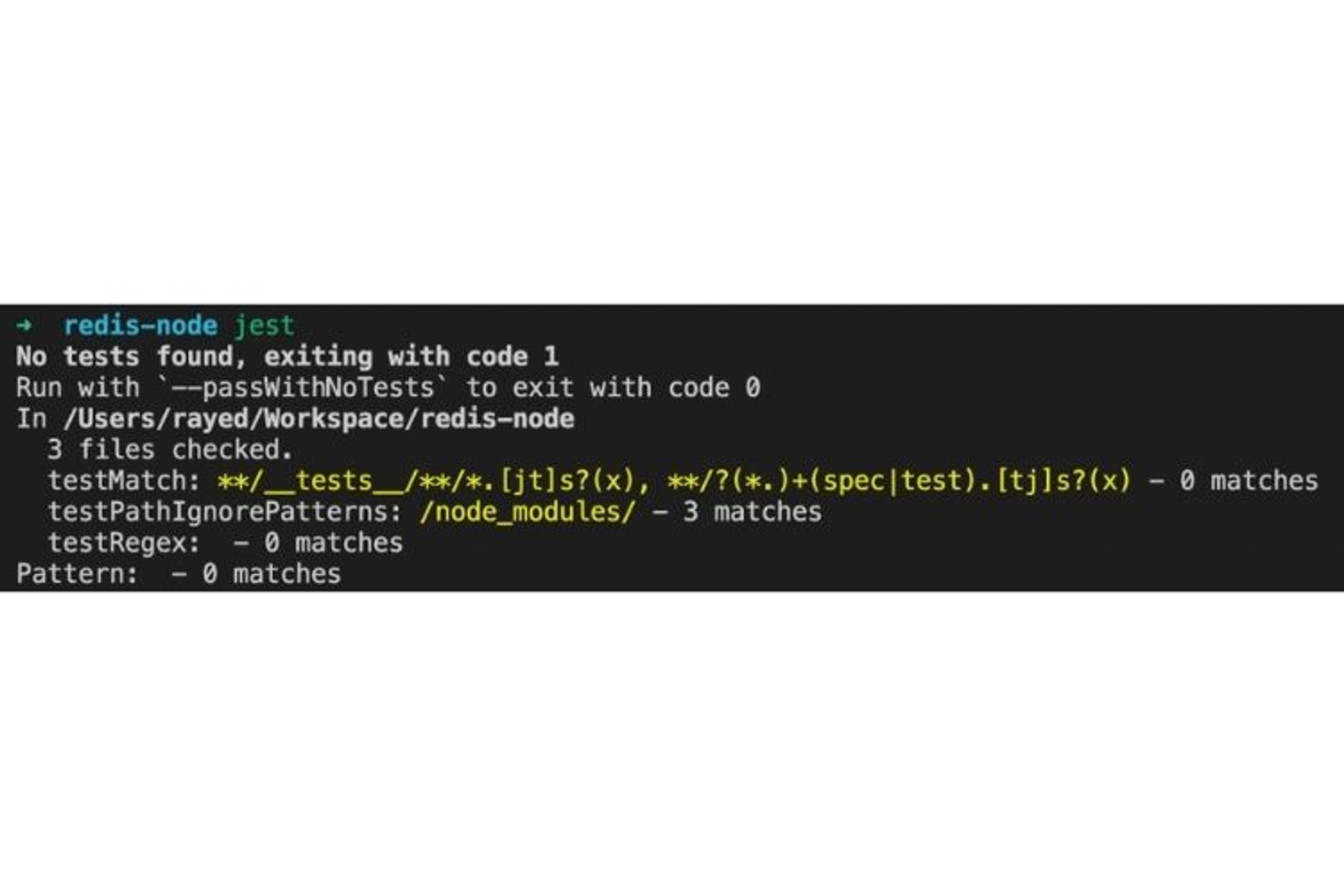 Lancez vos tests avec la commande Jest dans votre terminal