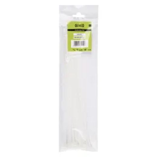 Nexus Cable Ties T501 4.8Mmx300Mm White 20 Pack