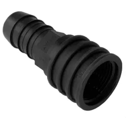 Emjay Adaptor Female 20Mmx3 4 Inch Blk