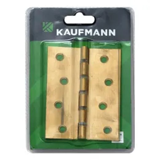 Kaufmann Butt Hinge 100Mm Brass Nylon Washer(Pair)