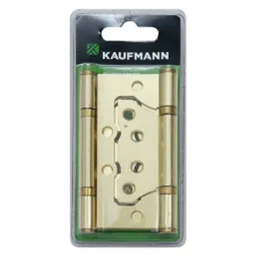 Kaufmann Flush Hinge Steel 100Mm B Plated (Pair)