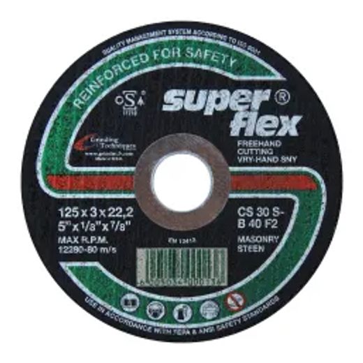 Superflex Cutting Disc Flat Masonry 125X3Mm