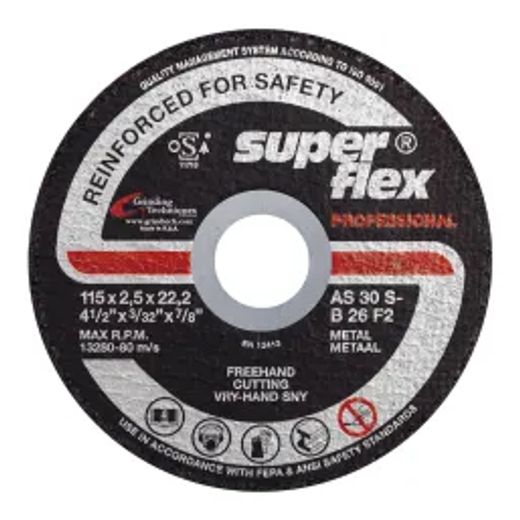 Superflex Cutting Disc Flat Steel Prof 115X2.5Mm