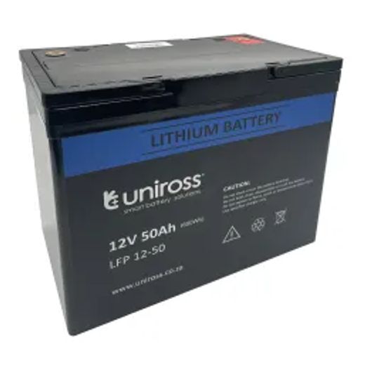 Uniross Lithium Ion 12V50Ah Battery
