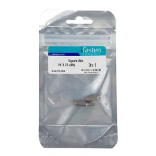 Ifasten Square Driver Bit Size 1 X 25Mm 2 Pp