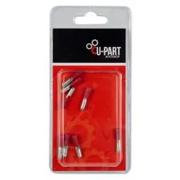 U-Part Terminal Red Male Bullet 0.5-1.5Mm 4Mm