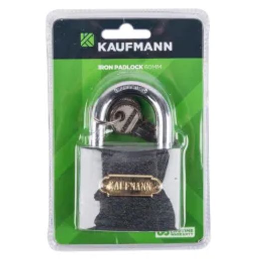 Kaufmann Padlock Steel 60Mm