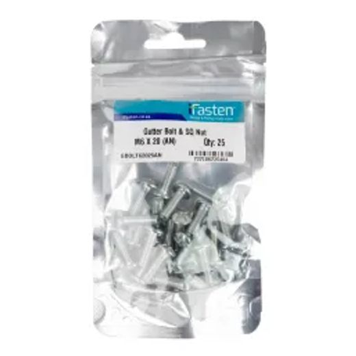 Ifasten Bolt And Nut Gutter M6X20Mm 25 Pp