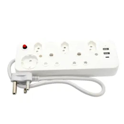 Nexus Multiplug 5 Way 2 Usb