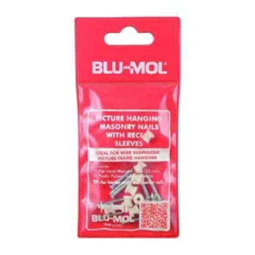 Blu-Mol Standard Nails With Recess Sleeves 22Mm