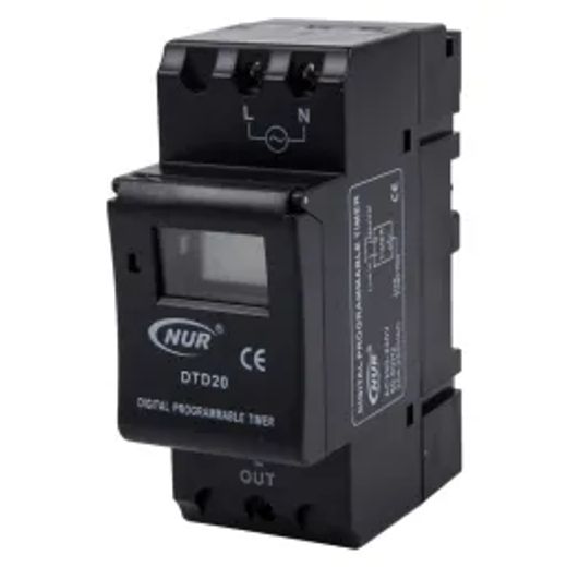 Digital Timer Mini Rail 20A