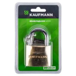 Kaufmann Padlock Brass 50Mm
