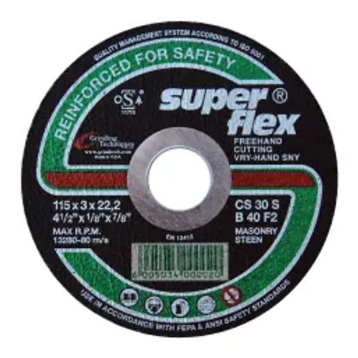 Superflex Cutting Disc Flat Masonry 115X3Mm