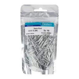 Ifasten Rivet Dome 4.0Mmx15Mm 100 Pp