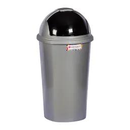Contour Dust Bin Round 50L Silver
