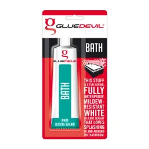 Gluedevil Silicone Bath White 90Ml