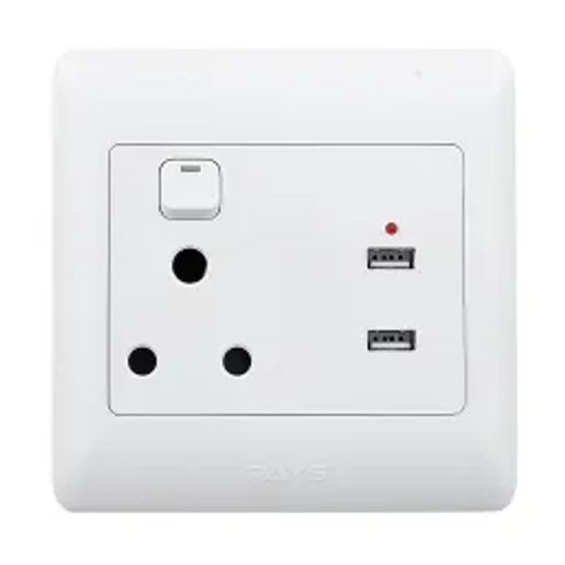 Nexus Socket Switch 16Amp 2X Usb 4X4