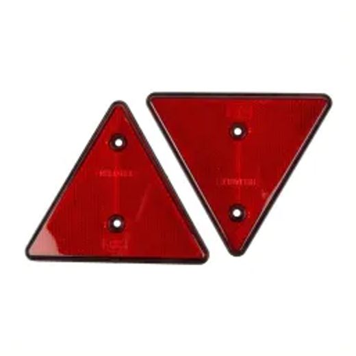 U-Part Reflector Triangle Red 150Mm 2 Pack