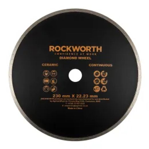 Rockworth Diamond Wheel 230Mm Continuous Rim