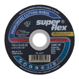 Superflex Cutting Disc 2In1 Flat 115X1.6Mm 1A46T B