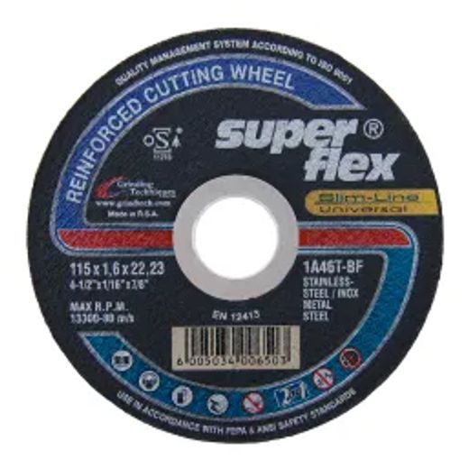 Superflex Cutting Disc 2In1 Flat 115X1.6Mm 1A46T B