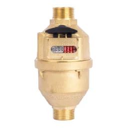 Water Meter 20Mm Piston Type Brass