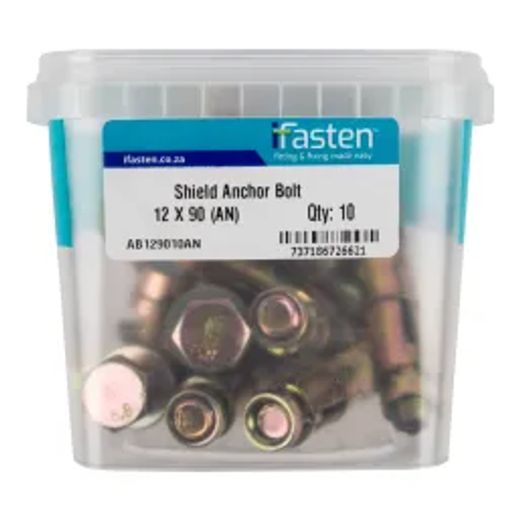 Ifasten Shield Anchor Bolt M12X90Mm 10 Pt