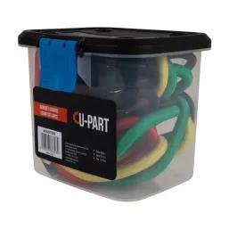 U-Part Bungee Luggage Strap Set 5Pc 70Kg