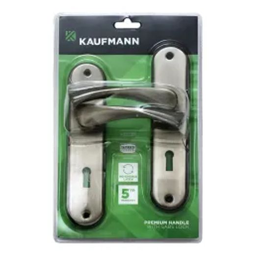 Kaufmann Lockset 3L Sabs Ms 6Inch Giovanni Bn Sn