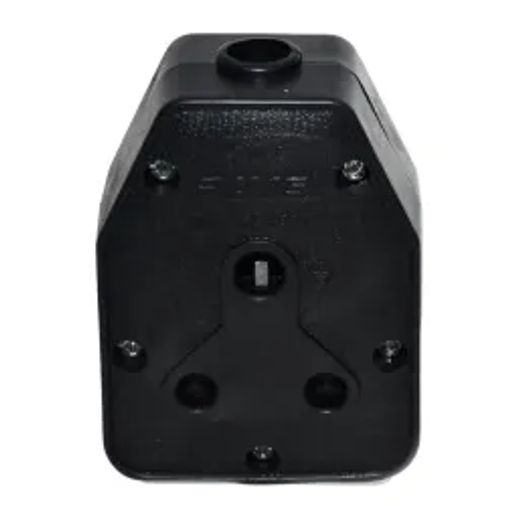 Nexus Janus Coupler Dbl Rubber 16A Black