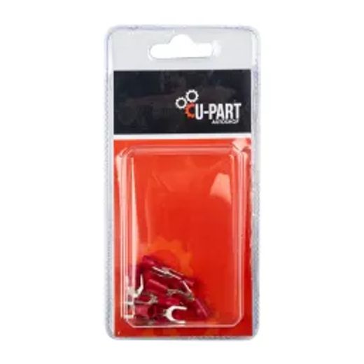 U-Part Terminal Red Fork 0.5-1.5Mm 5Mm Lf15005