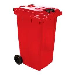 Refuse Wheely Bin Non Sabs Recyc Virgin Red 240L