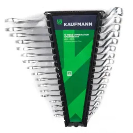 Kaufmann Spanner Set R O Deep Offset 17 Pcs 6-22Mm