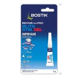 Bostik Blits Stik Super Glue Gel 3G Bc