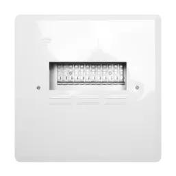 Distribution Board Din Rail 12W Flush Metal Base