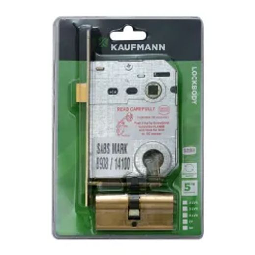 Kaufmann Lockbody Cyl Profile & Cyl S Brass