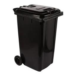 Refuse Wheely Bin Sabs Hdpe Black 240L