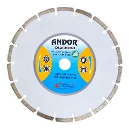 Andor Diamond Disc Segmented Ss 230X2.6 7Mm