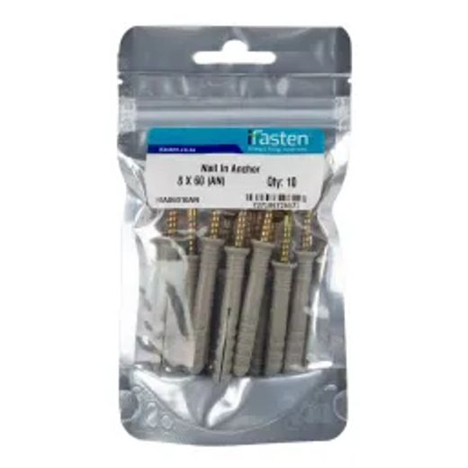 Ifasten Nail In Anchor 8Mmx60Mm 10 Pp