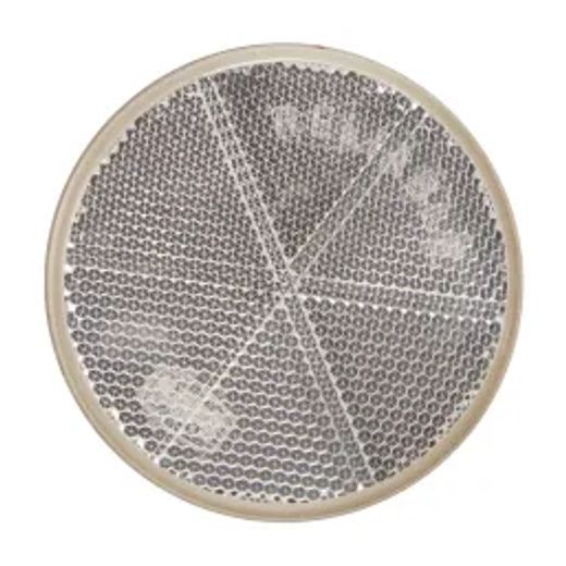 Reflector Round Centre Bolt Wht 60Mm